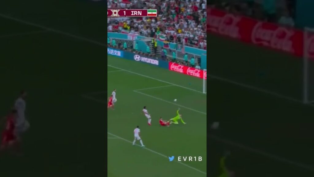GOAL! Wales 0-2 Iran (Rezaeian) 🇮🇷
