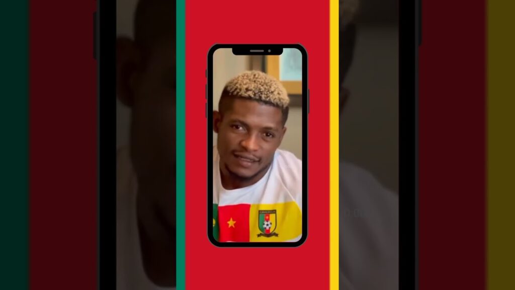 Jerome Ngom Mbekeli, sa première sélection chez les lions indomptables du Cameroun.