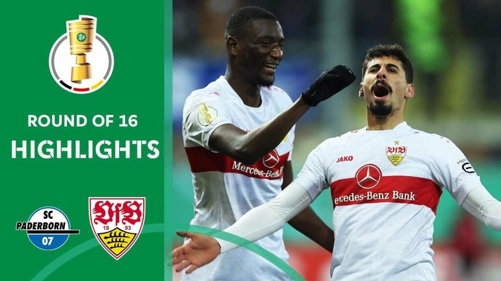 Gil Dias debut & 90 +5 goal! | SC Paderborn vs. VfB Stuttgart 1-2 | Highlights | DFB-Pokal - Ro16