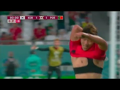 South Korea vs Portugal 2-1 Hee-Chan Hwang & Young-Gwon Kim score in huge win for Korea Match recap