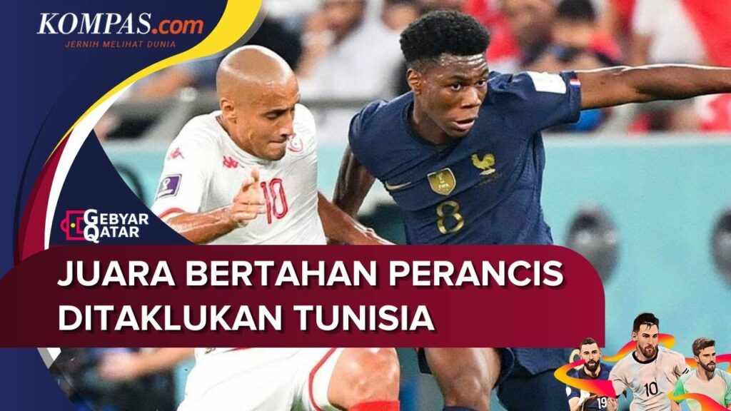 Hasil Tunisia Vs Perancis 1-0, Gol Griezmann Dianulir, Juara Bertahan Piala Dunia Takluk