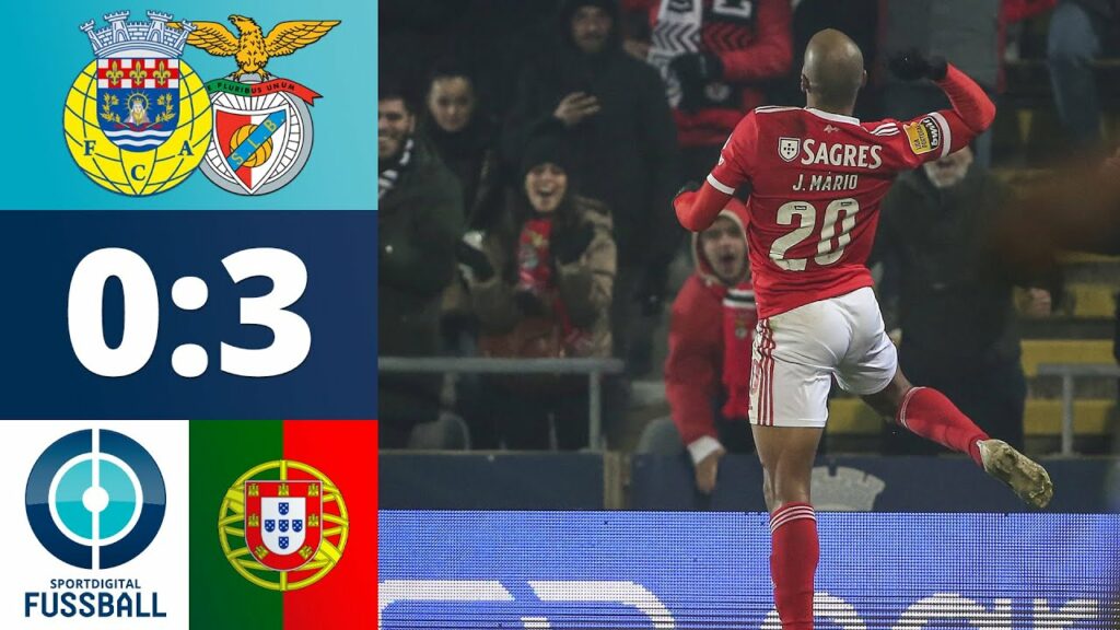 Doppelpack von João Mário - Benfica siegt ohne Enzo Fernandez weiter! | FC Arouca - Benfica Lissabon