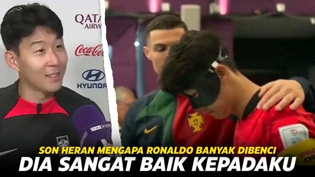 Son Sampai Kaget: Reaksi Son Heung Min Melihat Kerendahan Hati Ronaldo Di Lorong Stadion