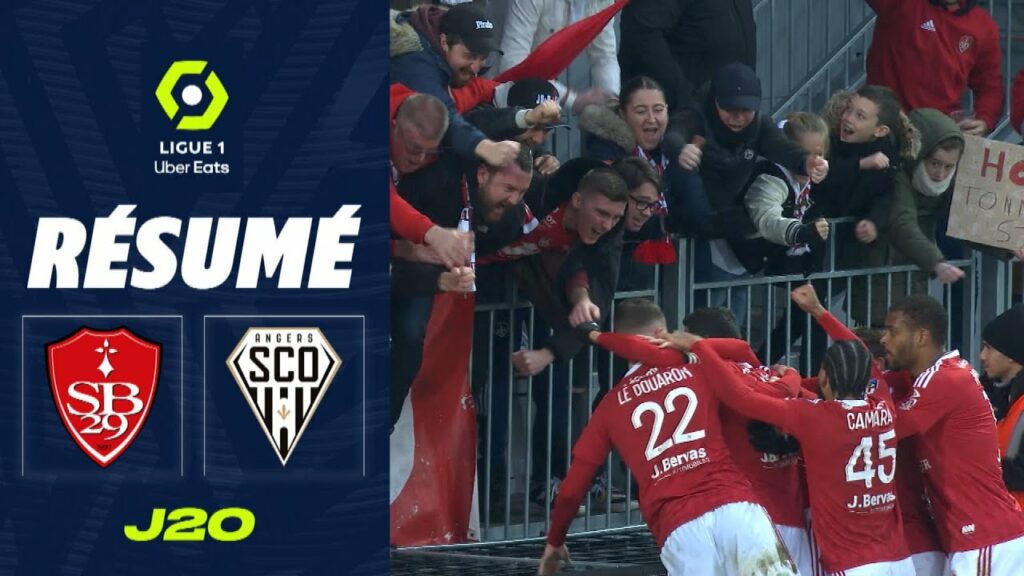 STADE BRESTOIS 29 - ANGERS SCO (4 - 0) - Résumé - (SB29 - SCO) / 2022-2023