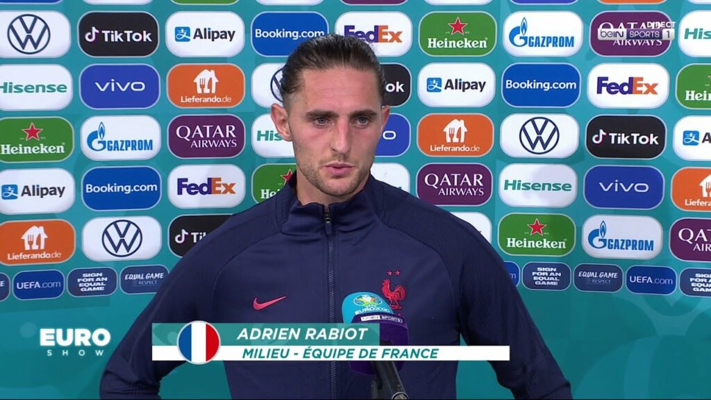 🏆 EURO 2020 🇫🇷🗨️ Adrien Rabiot : "C'est la victoire de tout un groupe"