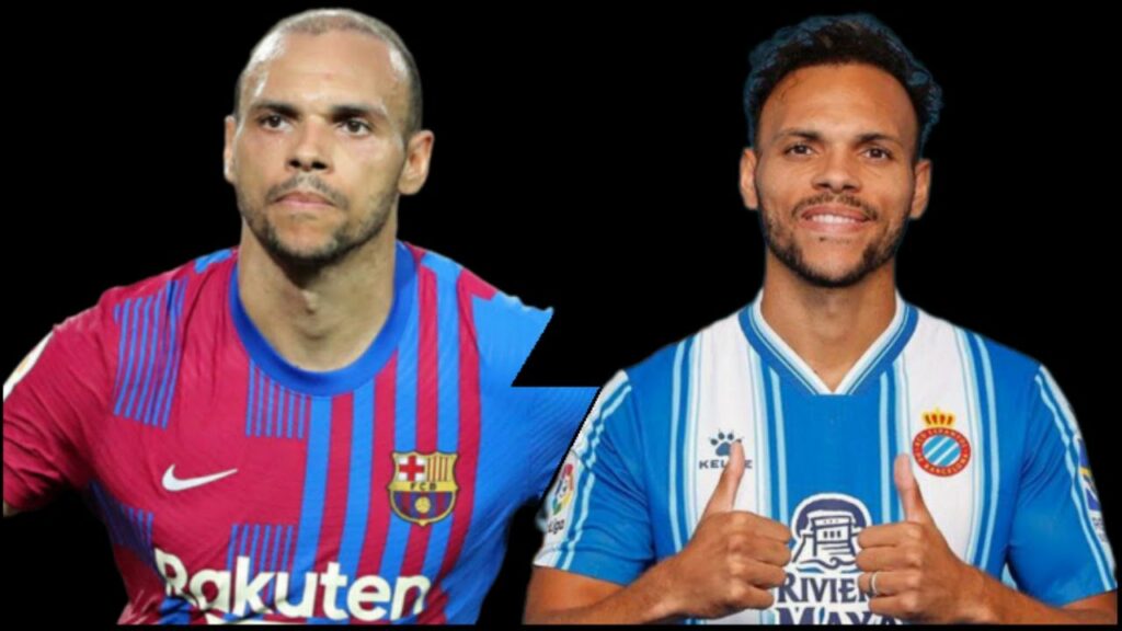 Martin Braithwaite has officially left FC Barcelona and joined RCD Espanyol Martin Braithwaite has officially left FC Barcelona and joined RCD Espanyol