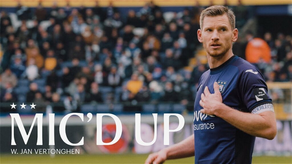 MIC'D UP | Jan Vertonghen wears a microphone during the game | Now on MAUVE TV