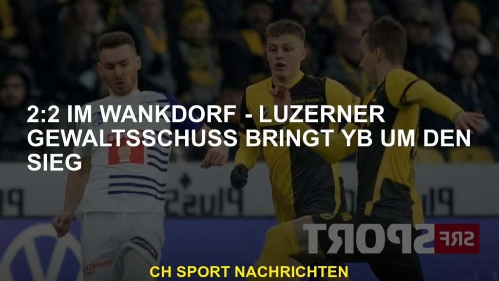 Wankdorf 2:2 - Heftiger Schuss der Luzerner beschert YB den Sieg
