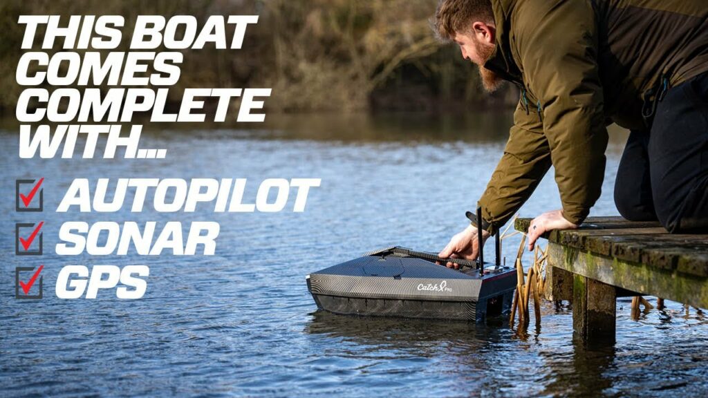 This NEW bait boat comes with built-in GPS and autopilot! | Rippton CatchX Pro Bait Boat