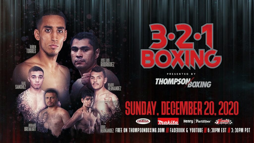 RUBEN TORRES VS JOSE LUIS RODRIGUEZ - 321 BOXING FULL FIGHT CARD