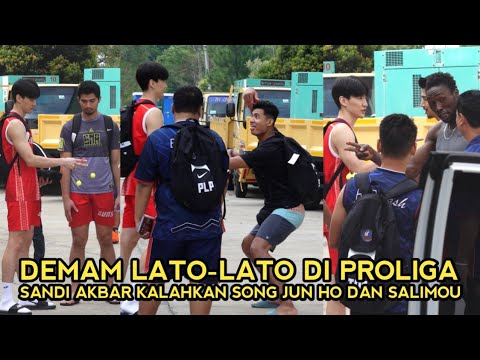 SANDI AKBAR MAIN LATO-LATO di PROLIGA 2023 KALAHKAN SONG JUN HO DAN SALIMAU | ALMIRWAN