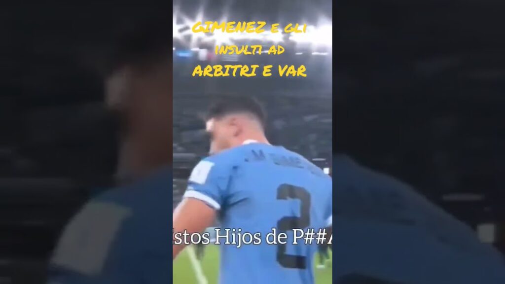 Gimenez dopo Uruguay-Ghana :"manica di ladri" #shorts