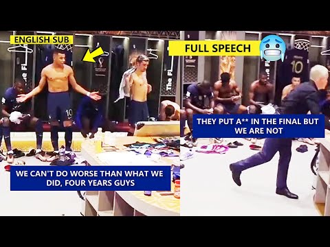 😳Mbappe & Deschamps Crazy Half Time Speech in WC Final vs Argentina!