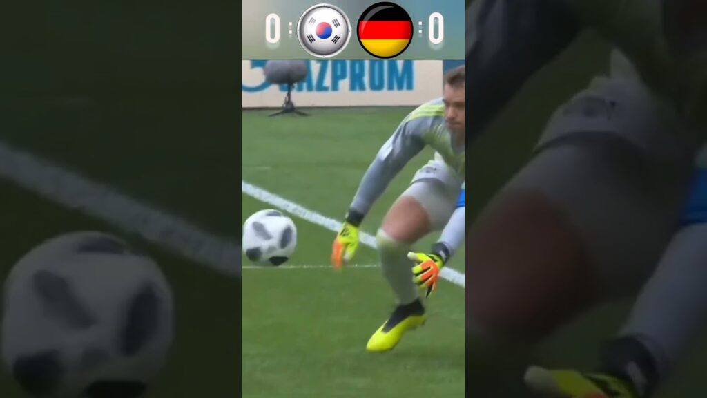 South Korea vs Germany | FIFA world cup 2018 #shorts