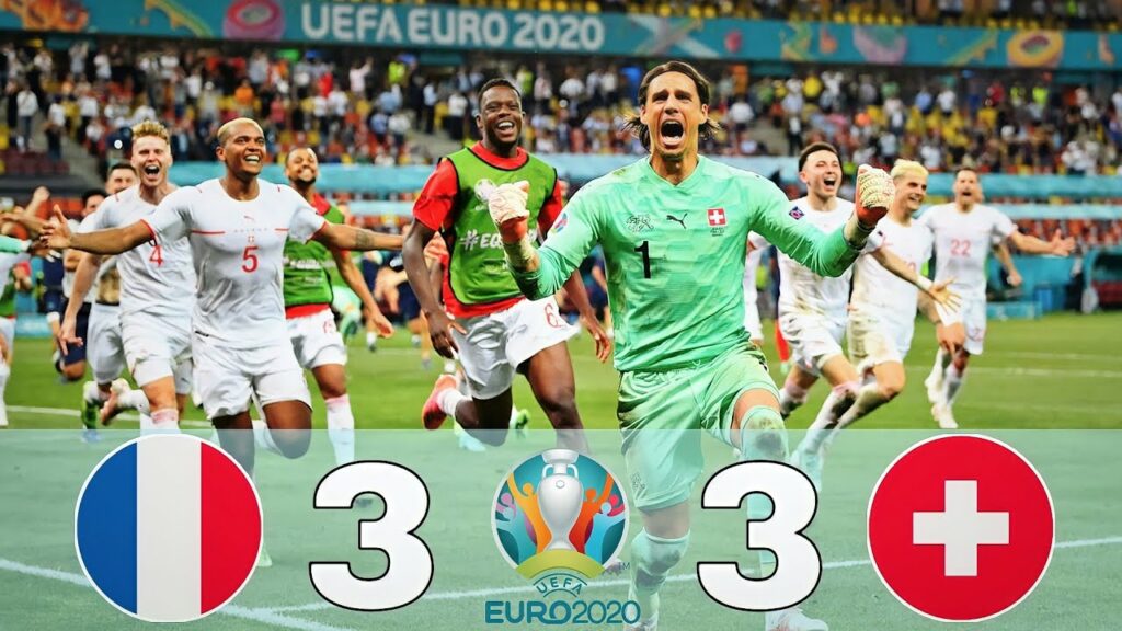 ملخص مباراة فرنسا وسويسرا 3-3 (4-5) يورو 2021 ريمونتادا عالمية🔥~[ تعليق حسن العيدروس] 🎙️🎧 "1080i"🔥⚡