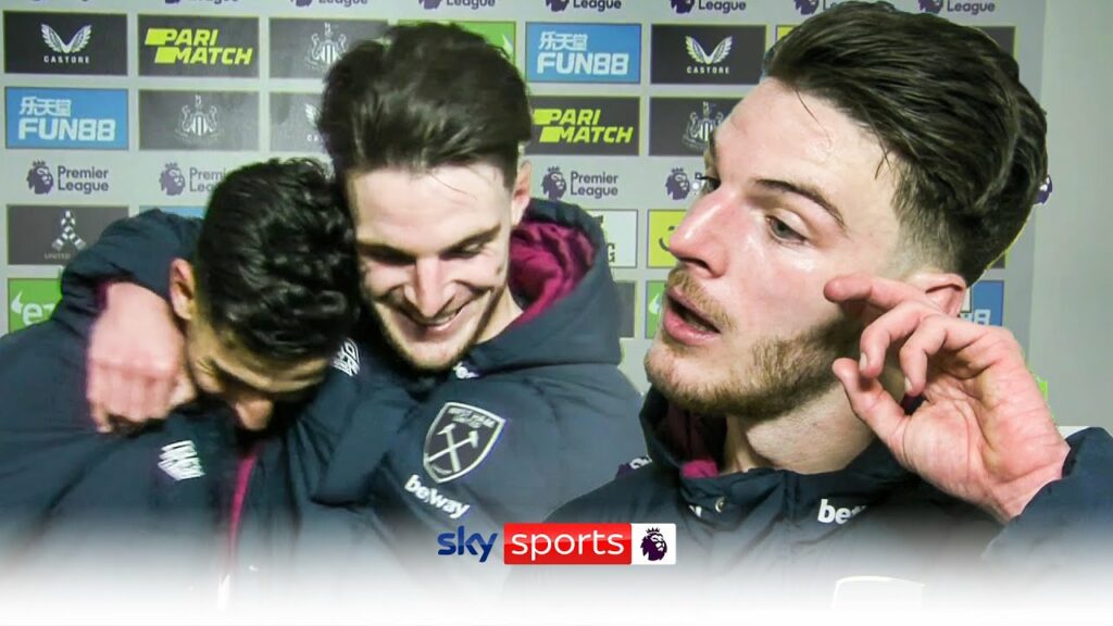 "It was VINTAGE West Ham!" ⚒️ | Declan Rice and Nayef Aguerd react to West Ham's draw at Newcastle
