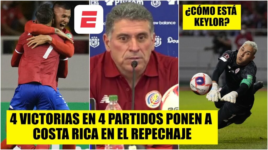 Con un HISTÓRICO CIERRE, Costa Rica SE QUEDÓ con el REPECHAJE. Luis Fernando Suárez y su REACCIÓN