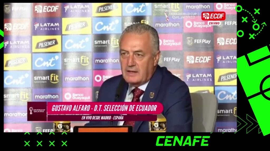 INTERESANTE APUNTE DEL MISTER DE LA SELECCION DE ECUADOR