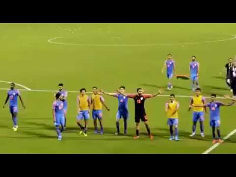 India do Icelandic clap celebrations for Qatar win