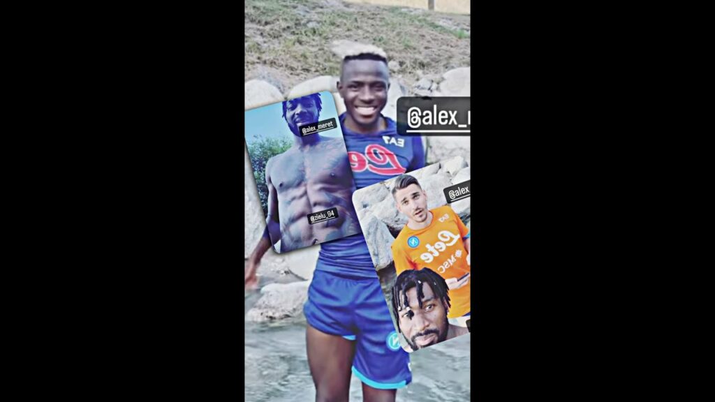 Osimhen si scatena con Anguissa, Meret e Zielinski