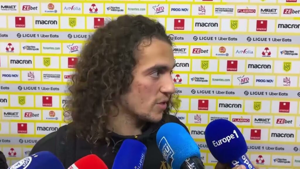 Matteo Guendouzi réaction après Nantes - OM #fcnom #teamom #om