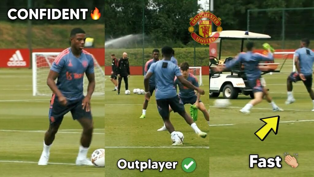 Tyrell Malacia Stunned Man Utd fans during his first Training session