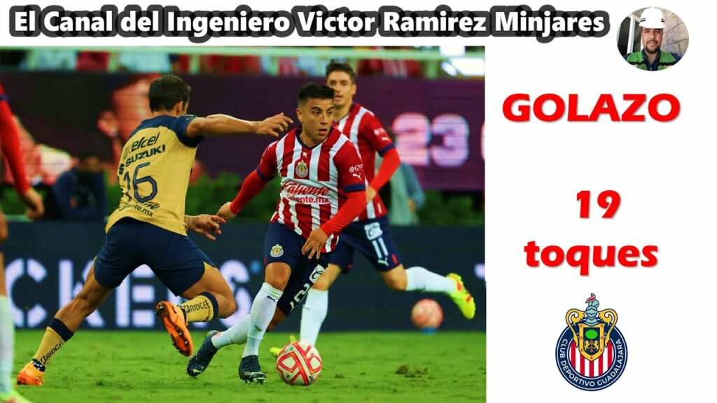 GOL de 19 toques de las CHIVAS del CLUB DEPORTIVO GUADALAJARA 🔴⚪️🔵🐐 28 agosto 2022