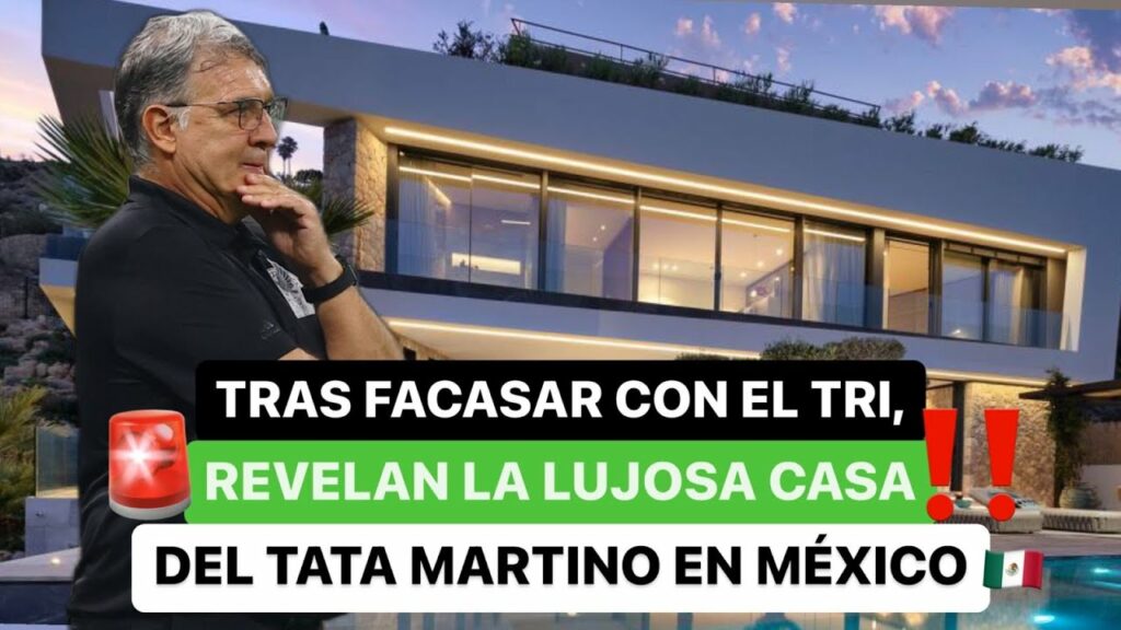 😡Tras fracasar con el Tri, revelan la lujosa casa de Gerardo Martino en México 😱