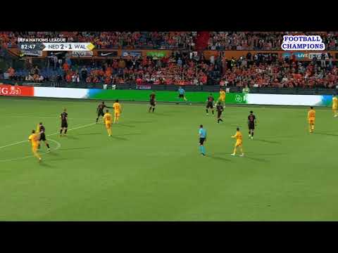 Ethan Ampadu Ballpass hervorragend, Niederlande-Wales,UEFA Nations League 2022