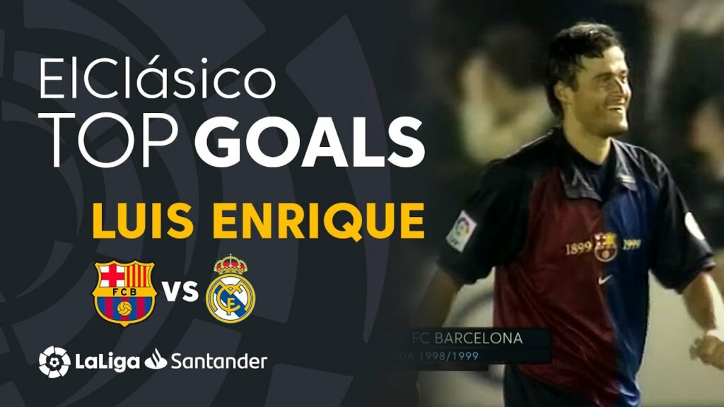 TOP 20 GOLES Luis Enrique FC Barcelona & Real Madrid