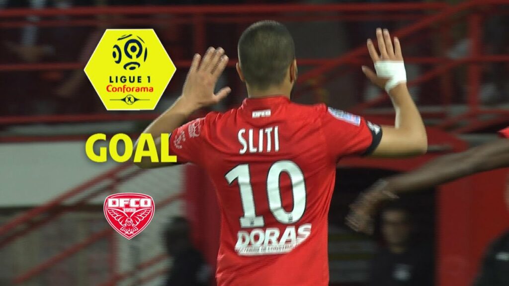 Goal Naim SLITI (26') / Dijon FCO - Olympique Lyonnais (2-5) (DFCO-OL) / 2017-18