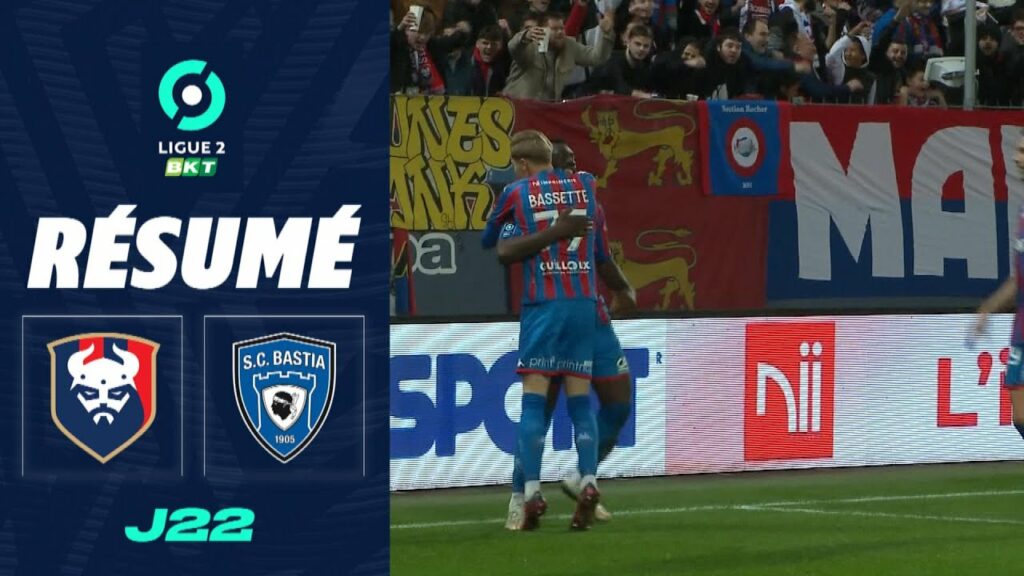 STADE MALHERBE CAEN - SC BASTIA (3 - 1) - Résumé - (SMC - SCB) / 2022-2023
