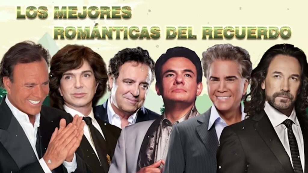 Julio Iglesias, José Luis Rodríguez, Dyango, Camilo Sesto, José José, Marco Antonio Solís