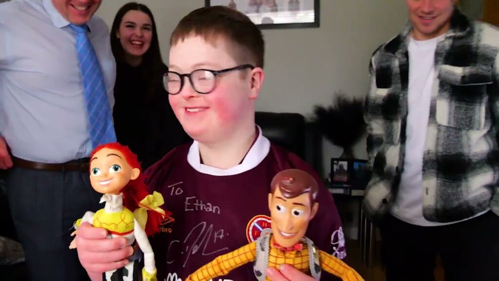 Cammy Devlin surprises a young fan