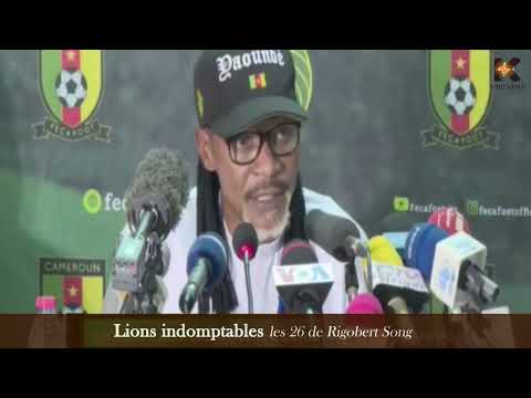Conférence de presse de Rigobert song