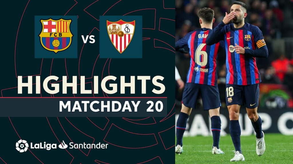 Resumen de FC Barcelona vs Sevilla FC (3-0)
