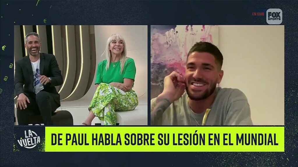 Rodri De Paul en La vuelta - Reviví la nota completa