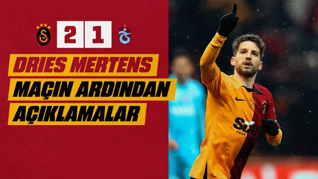 📺 Dries Mertens'ten maç sonrasında açıklamalar | #GSvTS