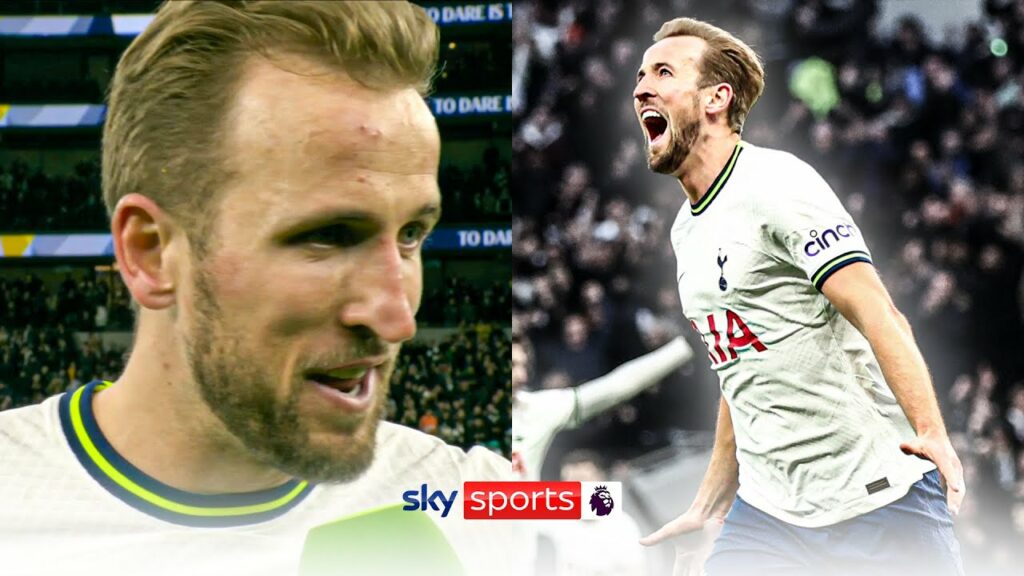 Harry Kane Reacts To BREAKING Tottenham Goal Scoring Record 🤩