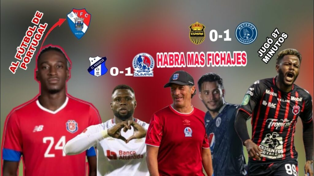 ROAN WILSON AL GIL VICENTE DE PORTUGAL | PEDRO TROGLIO HABRA MAS FICHAJES | MOTAGUA Y OLIMPIA GANAN