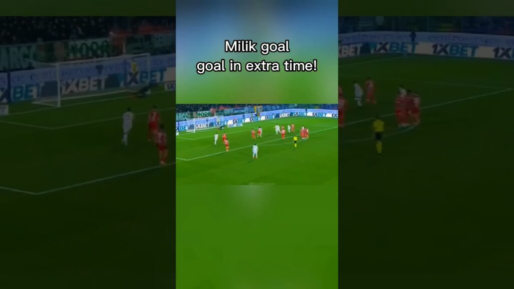 Arkadiusz Milik free kick goal in extra time!