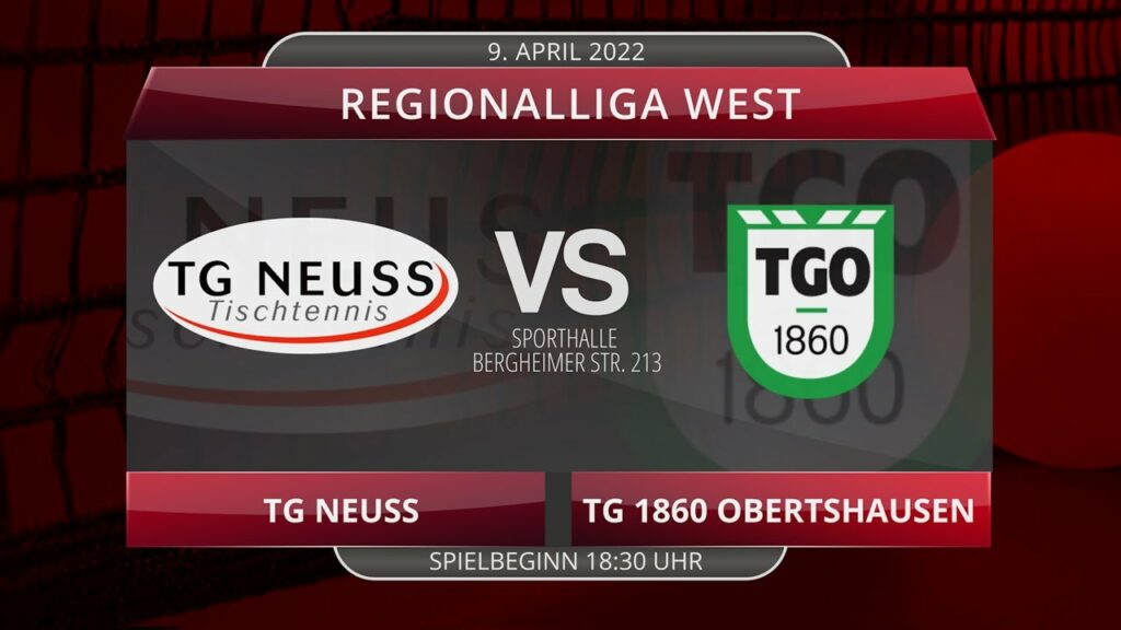 Regionalliga West: TG Neuss - TG 1860 Obertshausen