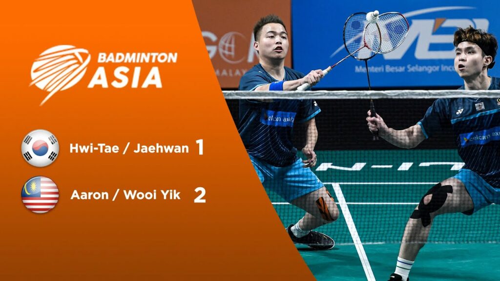 Kim Hwi-tae / Kim Jae-hwan 1 - 2 Aaron Chia / Soh Wooi Yik | Badminton Asia Team Championships 2022
