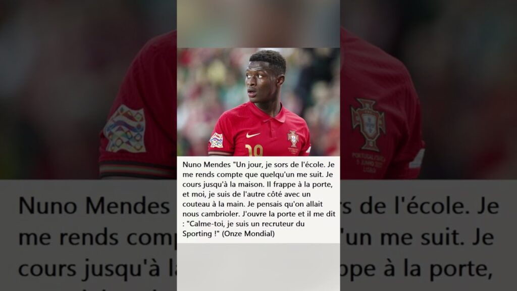 L'Histoire Folle de Nuno Mendes