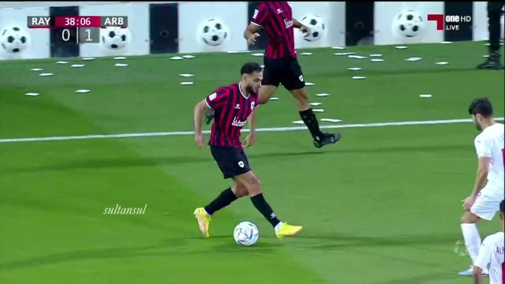 Sofiane Boufal Official Debut for Al-Rayyan - سفيان بوفال في اول ظهور رسمي مع الريان ضد العربي