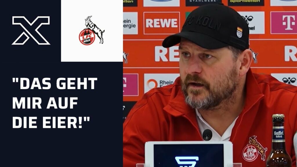 Baumgart platzt der Kragen😡😤: "Dummes Gequatsche!" | 1.FC Köln