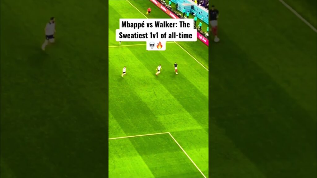 Kylian Mbappé vs Kyle Walker: Insane Sprint Speed 😳🔥 #shorts