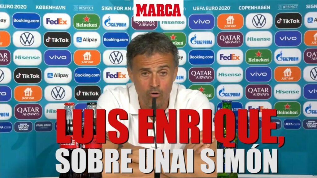 Luis Enrique: "Unai Simón ha dado una lección a todos" I MARCA