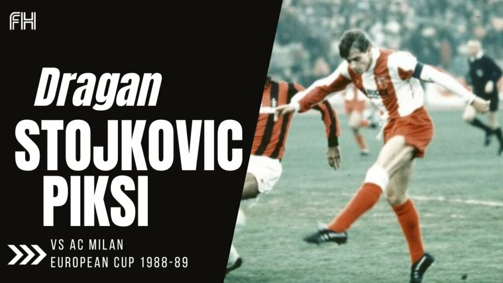 Dragan Stojkovic ● Goal and Skills ● Crvena Zvezda 1-1 AC Milan (3-5 pen) ● European Cup 1988-89