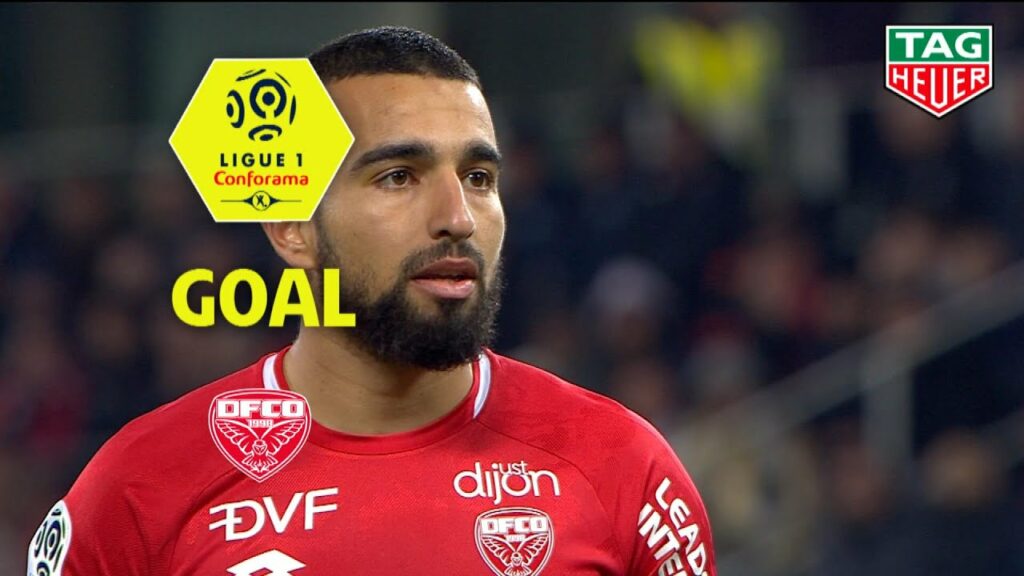 Goal Naim SLITI (13' pen) / Dijon FCO - Stade de Reims (1-1) (DFCO-REIMS) / 2018-19